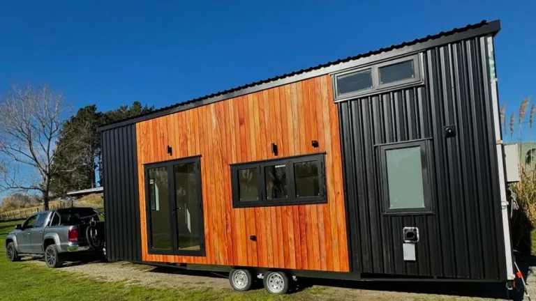 Fantail Tiny House Features Double Loft and Full-Size Bathroom With Tub