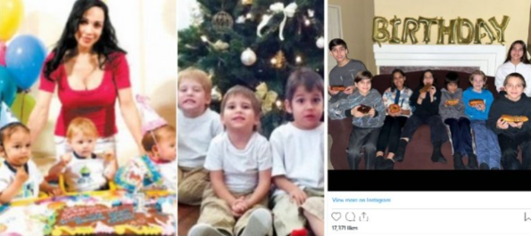 Off The Record Nadya Suleman, A Mom Of Octuplets Celebrates Their 15th Birthday