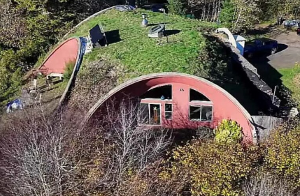 The Couple Couldn’t Get a Bank Loan For Their Dream Modern Hobbit Home: So They Built It Themselves!