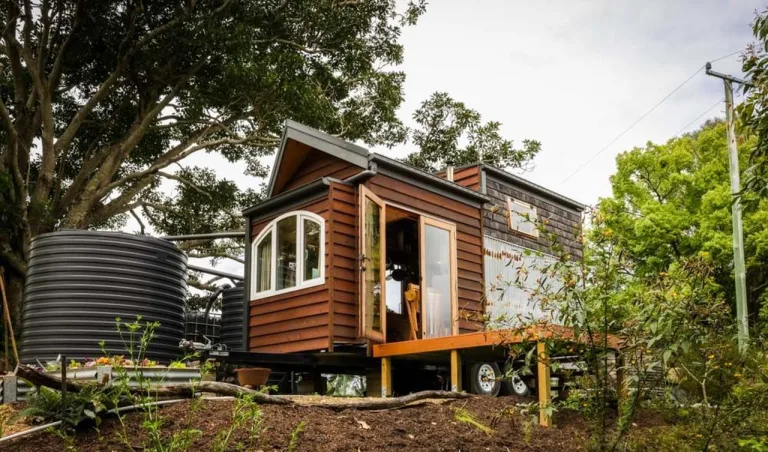 Woman Builds Tiny House With Abundance of Storage for $3,000