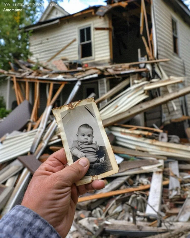 Millionaire Demolishes Old Man’s House, Unexpectedly Sees His Childhood Photo among Ruins