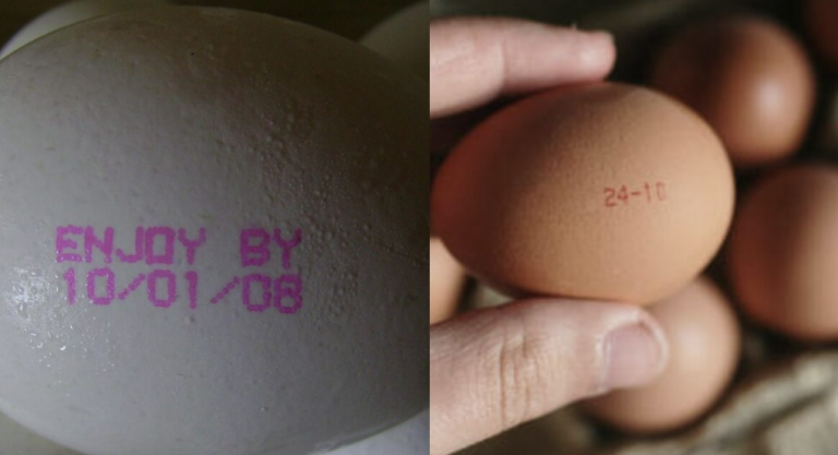 Pay attention to this date from now on. It’s not an ordinary expiration date. After working for years and years in grocery stores, I see that most people just randomly buy eggs without really noticing this detail