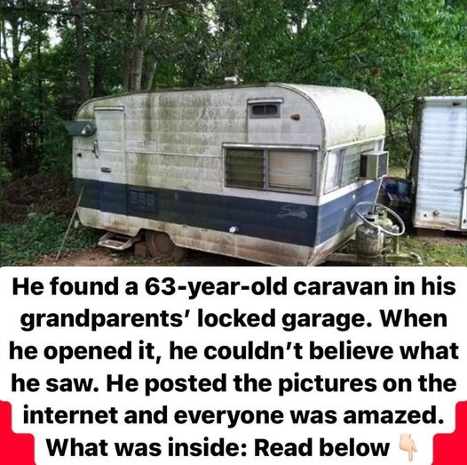 What he found in his Grandparent’s garage