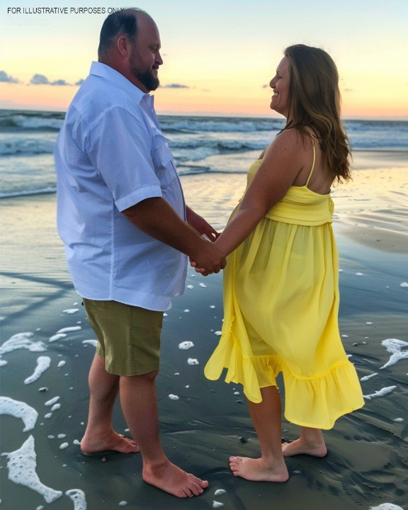 While on the Beach with My Husband, a Woman Ran Up, Knelt, and Said His Name