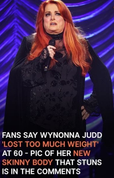 Fans Notice Wynonna Judd, 60, ‘Lost Too Much Weight’ as She Flaunts ‘Skinny’ Look in Black Plunging Outfit