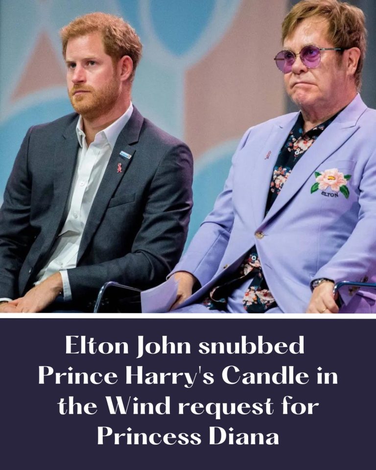 Elton John snubbed Prince Harry’s Candle in the Wind request for Princess Diana