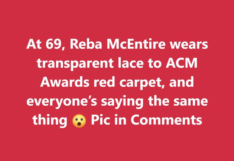 At 69, Reba McEntire wears transparent lace to 2024 ACM Awards, and everyone’s saying the same thing