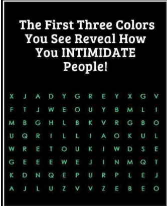 The First Three CoIors You See ReveaI How You lNTlMlDATE People!