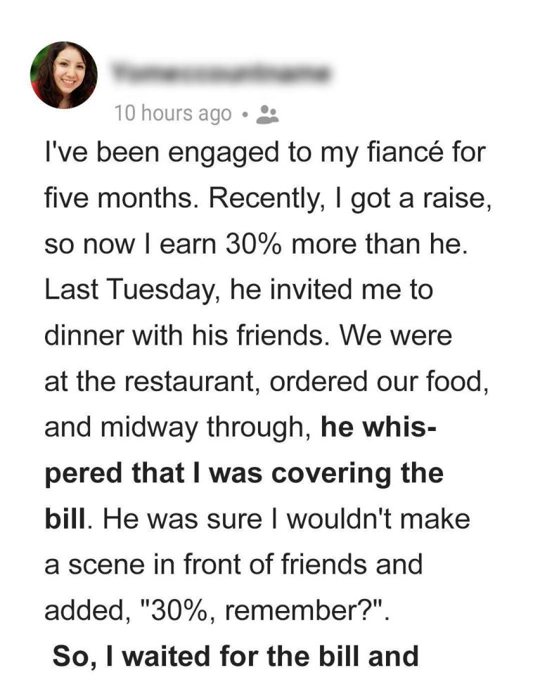 WOMAN SNEAKS OUT FROM THE RESTAURANT, WHEN HER FIANCE DEMANDED HER TO PAY THE RESTAURANT BILL