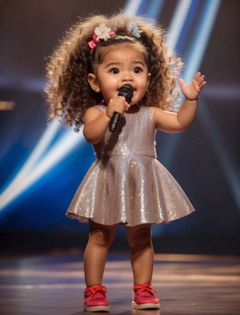 The crowd was left spellbound when a three-year-old girl began singing a song that was 45 years old, her angelic voice captivating everyone in attendance and dropping jaws across the venue.