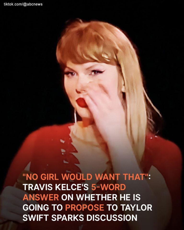 Travis Kelce Responds to Questions About Proposing to Taylor Swift