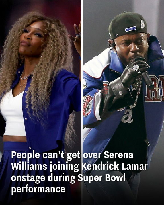 Fans are buzzing over Serena Williams joining Kendrick Lamar onstage during his Super Bowl performance.