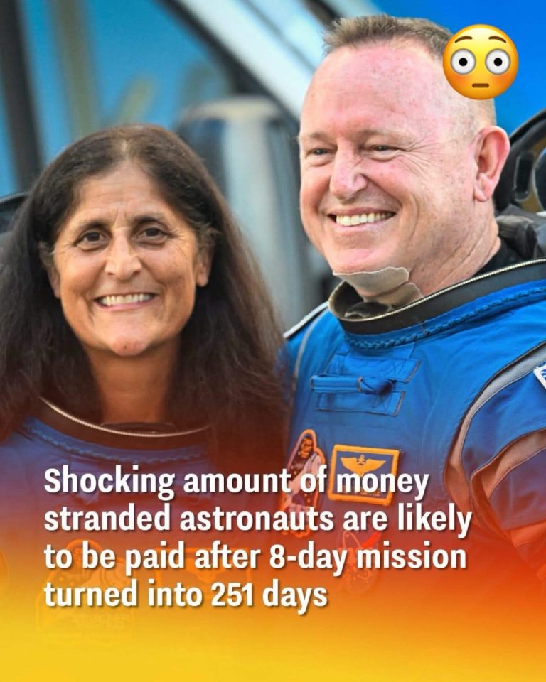 Stranded astronauts to be paid a shocking amount after 8-day mission turns into months