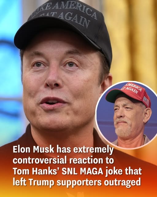 Elon Musk has extremely controversial reaction to Tom Hanks’ SNL MAGA joke that left Trump supporters outraged