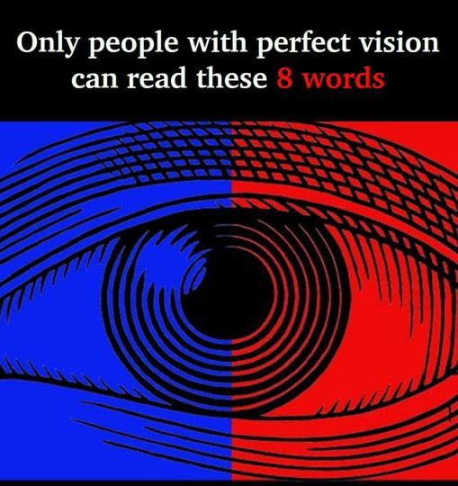 Only People With Perfect Color Vision Can Read These Words