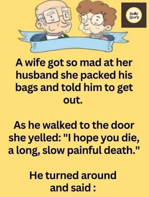 Wife wish to husband but husband’s response is epic