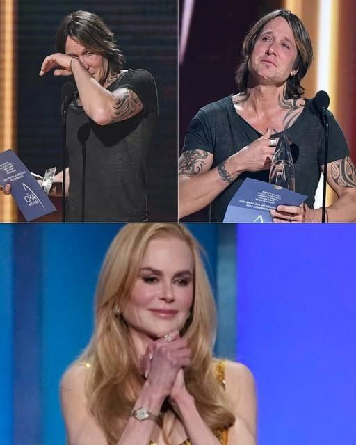 For 12 Years, Nicole Kidman Has Been Keith Urban’s Rock, And She Was Right By His Side Once Again As He Claimed The Entertainer Of The Year Award At The Cmas. The Glowing 51-Year-Old Actress Beamed With Pride While Keith, Overcome With Emotion, Fought Back Tears During His Heartfelt Acceptance Speech!