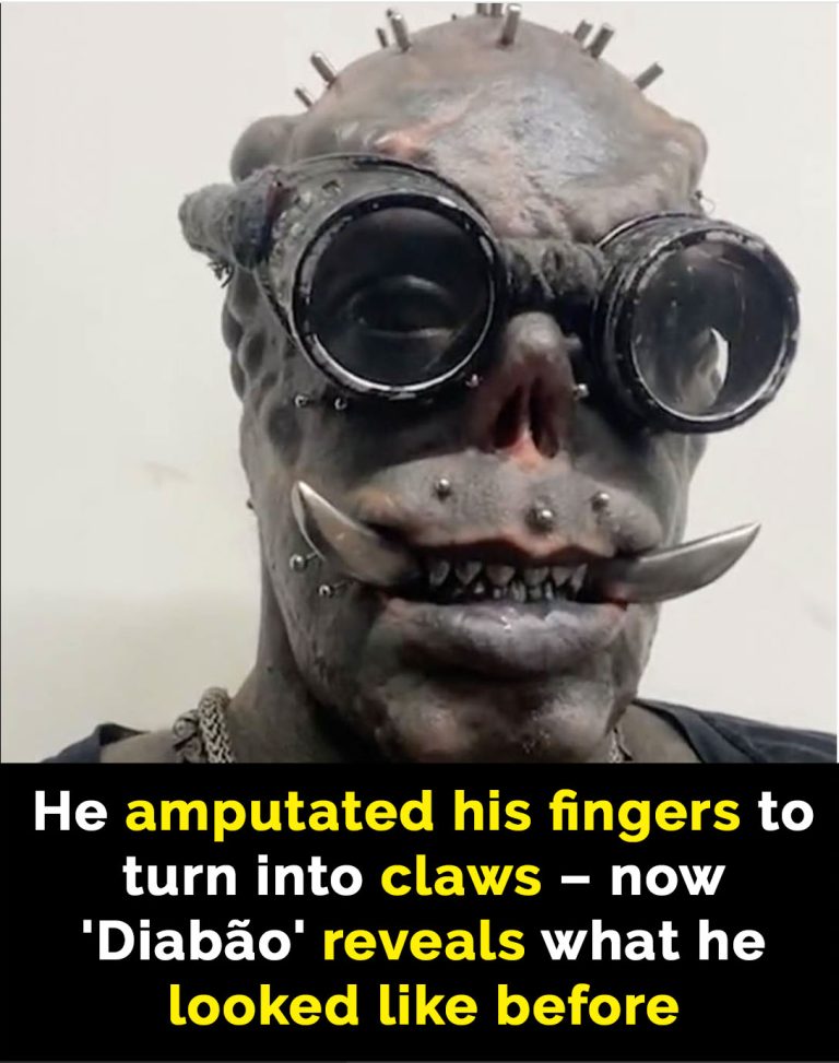 Meet the ‘Human Satan’ – how he looked before all the body modifications will leave you without words