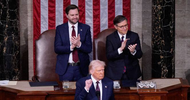 JD Vance mocked for ‘tiny pants’ during Trump’s speech to Congress