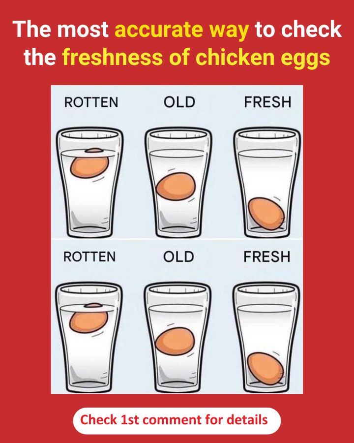 There is no more precise way: the most accurate way to check the freshness of chicken eggs