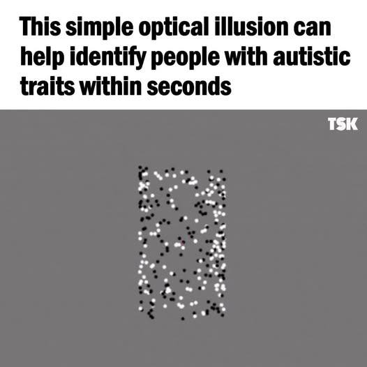 This optical illusion may help identify autistic traits in seconds
