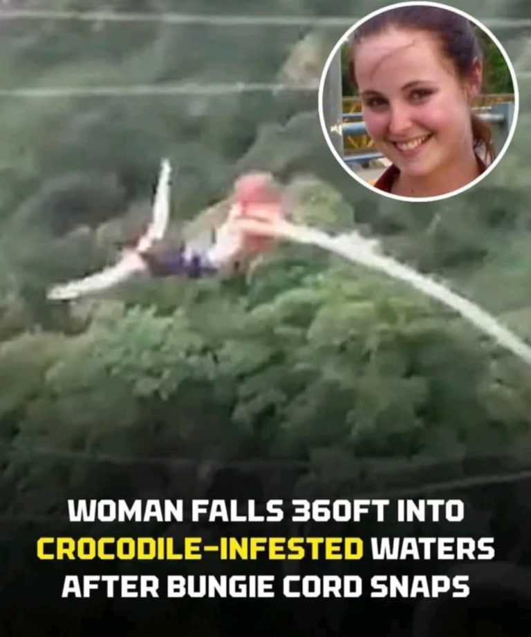 Woman F.alls 360ft Into Crocodile-Infested Waters After Bungie Cord Snaps