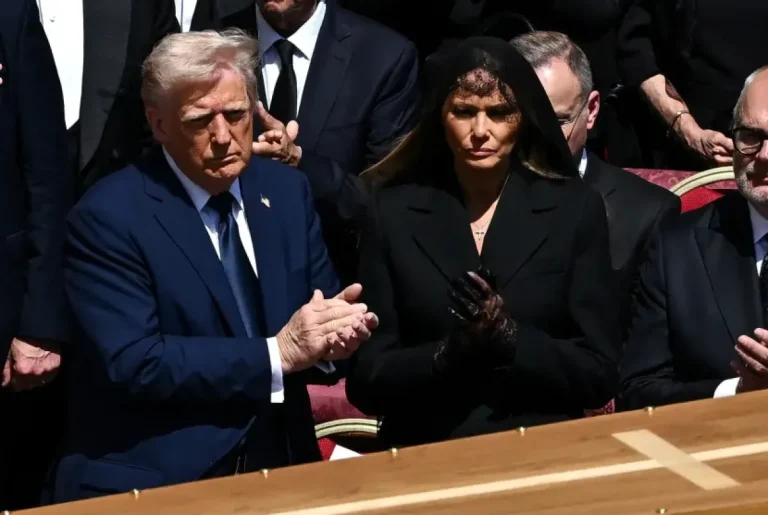 Melania’s Outfit at Pope Francis’ Funeral Sparks Praise Amid Trump’s Controversial Attire