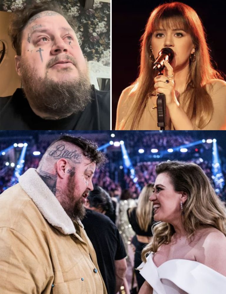 Jelly Roll gets emotional as Kelly Clarkson covers his song
