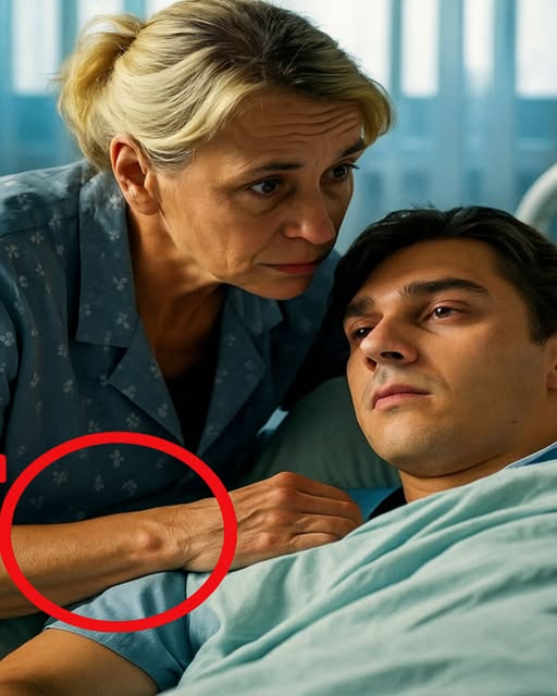 A Mother Had Been Giving Her Sick Son Medicine