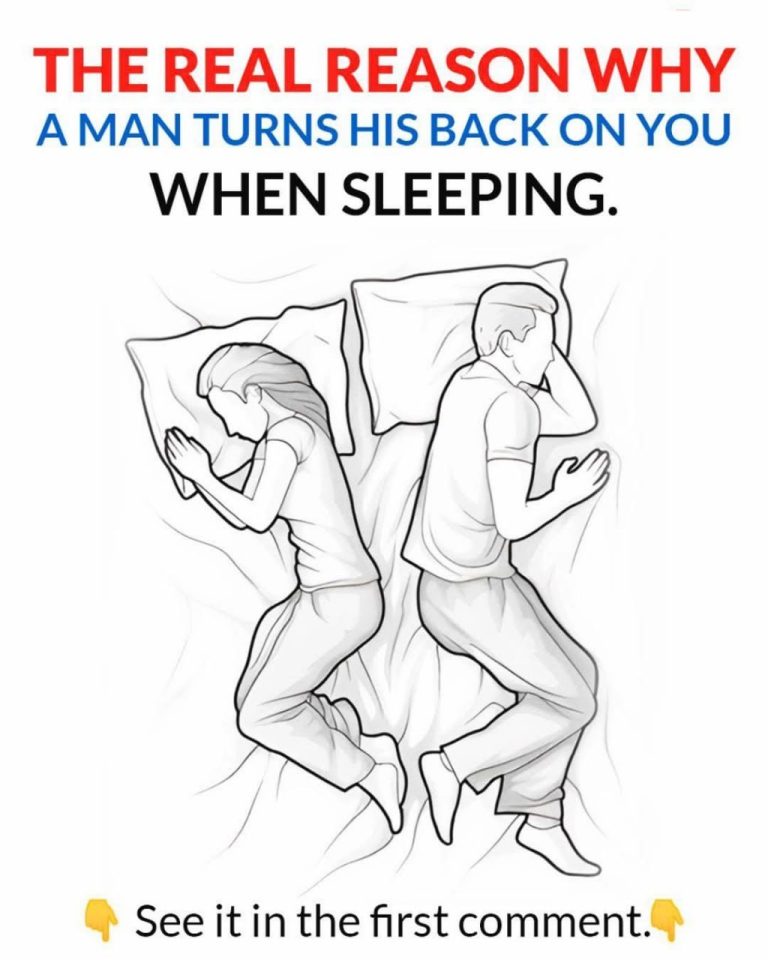 Why a Man Turns His Back On You When He Sleeps
